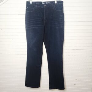 Lee Platinum Label Classic Fit Straight Leg Jeans Dark Wash 14 Women’s